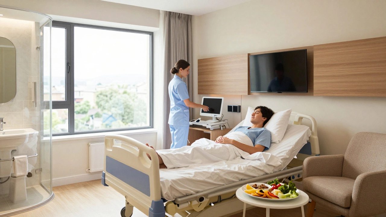 How much does it cost to stay in a private hospital in the UK?
