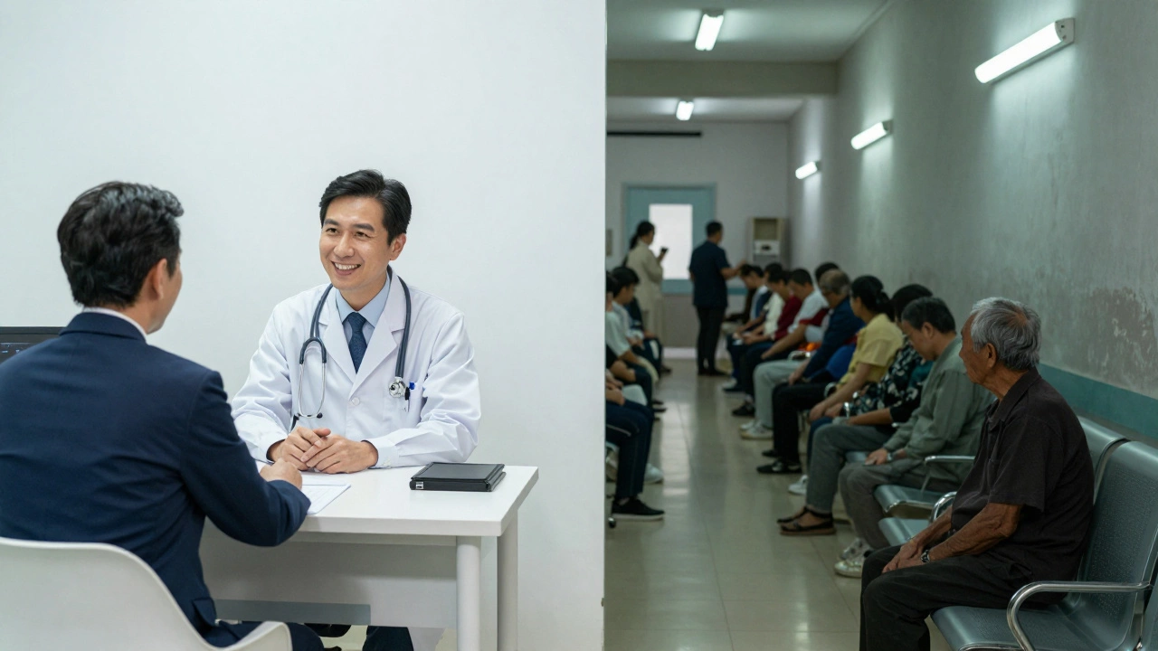 What are the cons of private healthcare?